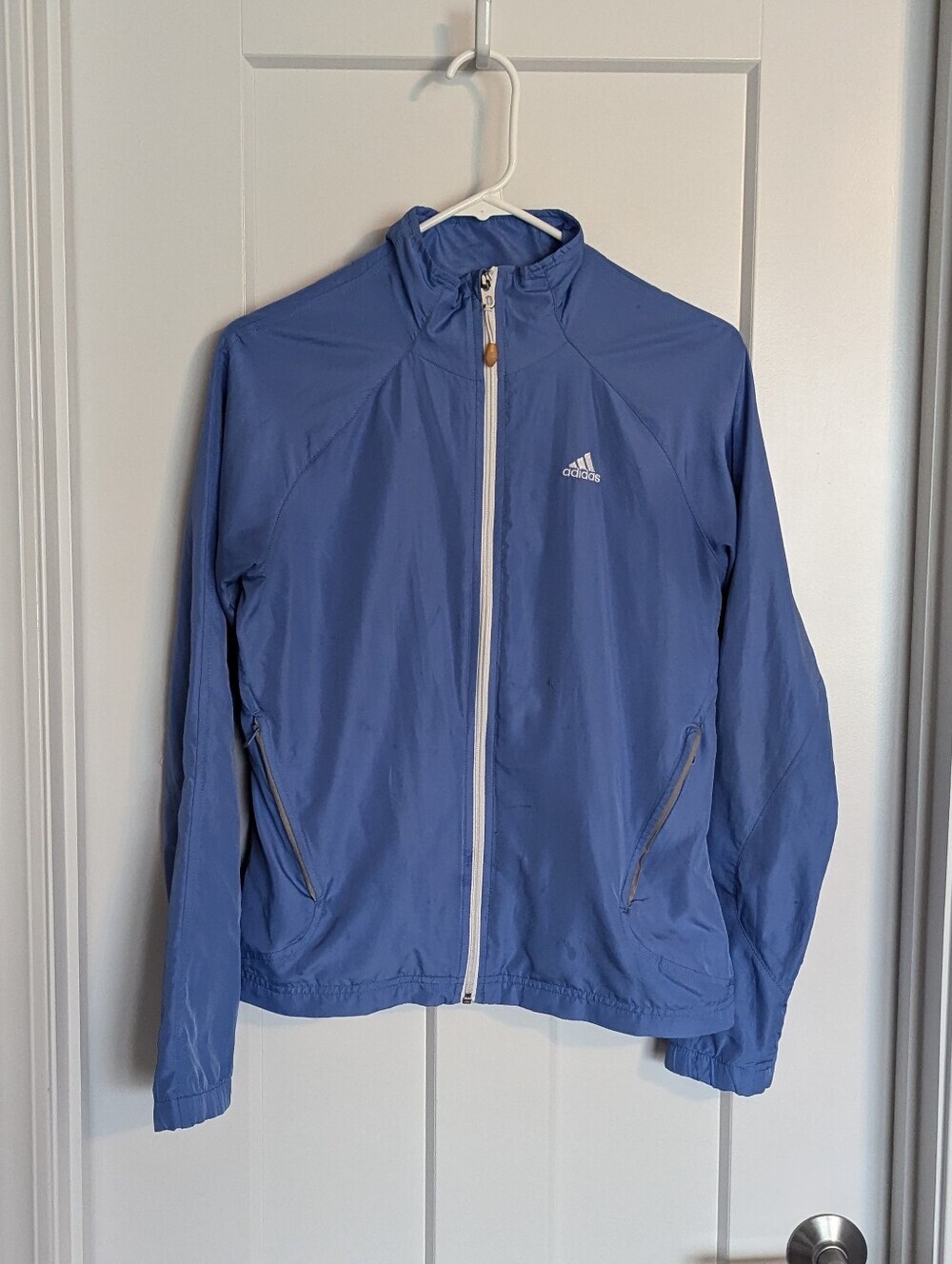 Adidas Y2K Windbreaker Jacket - Purple-ish Blue sz S
